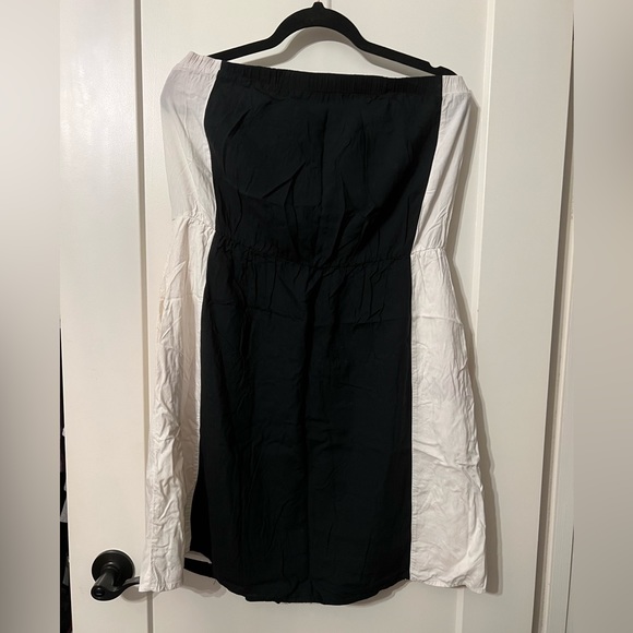 GAP black and cream tube dress - Picture 1 of 2